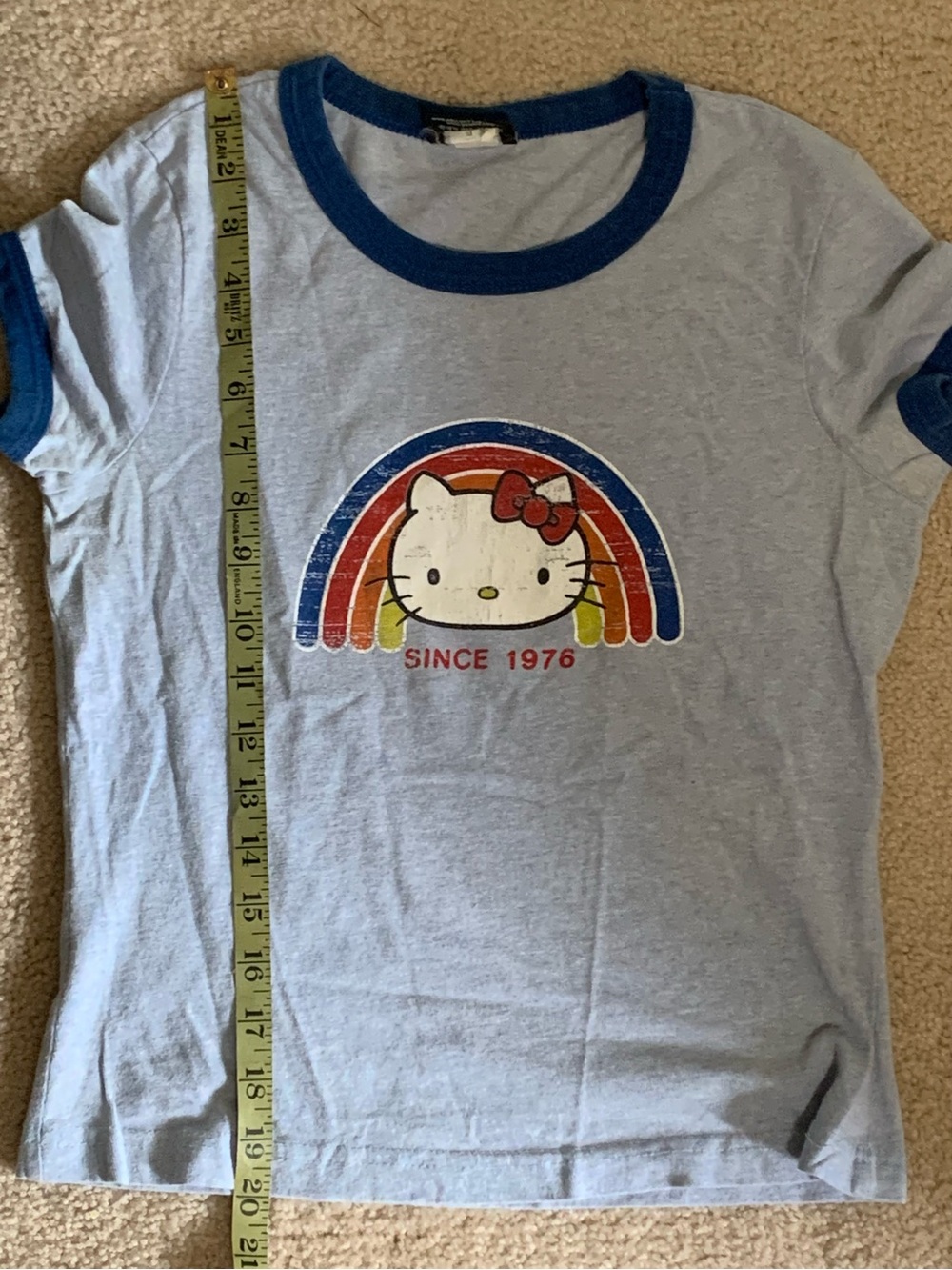 Hello Kitty Rainbow Ringer Tee - Picture 8 of 8